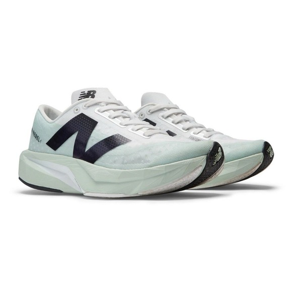 New Balance Fuelcell Rebel V4 Wfcxca4 Running Shoe Womens Sz 8.5 Green White New - Picture 1 of 7